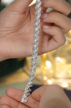 Load image into Gallery viewer, 18K White Gold Natural Diamond Bracelet, Stylish Bracelet, Gold Diamond Bracelet, Real Diamond Bracelet, Wedding Bracelets, Engagement Bracelet, Luxury Bracelet