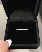 Load image into Gallery viewer, 18K White Gold Natural Diamond Ring, Diamond Stacking Rings, Gold Stackable Rings, Dainty Diamond Ring, Gold Diamond Ring, Real Diamond Ring, Wedding Ring, Engagement Ring