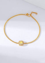 Load image into Gallery viewer, 18K Yellow Gold Natural Yellow Diamond Bracelet, Fancy Diamond Bracelet, Stylish Bracelet, Gold Diamond Bracelet, Real Diamond Bracelet, Wedding Bracelets, Engagement Bracelet