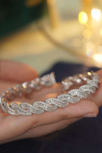 Load image into Gallery viewer, 18K White Gold Natural Diamond Bracelet, Stylish Bracelet, Gold Diamond Bracelet, Real Diamond Bracelet, Wedding Bracelets, Engagement Bracelet, Luxury Bracelet