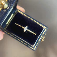 Load image into Gallery viewer, 18K Yellow Gold Natural Diamond Ring, Marquise Diamond Ring, Stylish Rings, Gold Diamond Ring, Real Diamond Ring, Gold Stacking Rings