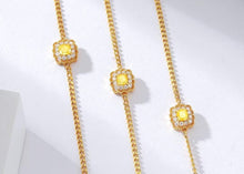 Load image into Gallery viewer, 18K Yellow Gold Natural Yellow Diamond Bracelet, Fancy Diamond Bracelet, Stylish Bracelet, Gold Diamond Bracelet, Real Diamond Bracelet, Wedding Bracelets, Engagement Bracelet