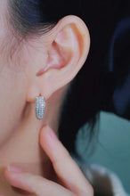 Load image into Gallery viewer, 18K Yellow Gold Natural Diamond Earrings, Huggie Hoop Earrings, Diamond Huggies, Gold Hoop Earrings, Stylish Earrings, Real Diamond Earrings, Gold Diamond Earrings