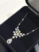 Load image into Gallery viewer, 18K White Gold Natural Diamond Pendant, Pear Diamond Pendant, Real Diamond Pendant, Diamond Gift, Wedding Pendants
