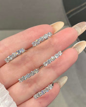 Load image into Gallery viewer, 18K White Gold Natural Diamond Ring, Diamond Stacking Rings, Gold Stackable Rings, Dainty Diamond Ring, Gold Diamond Ring, Real Diamond Ring, Wedding Ring, Engagement Ring