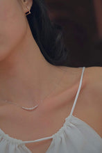 Load image into Gallery viewer, 18K Gold Natural Diamond Minimalist Necklace, Minimalist Diamond Necklace, Dainty Diamond Necklace, Real Diamond Necklace, Diamond Gift, Wedding Necklaces