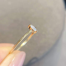 Load image into Gallery viewer, 18K Yellow Gold Natural Diamond Ring, Marquise Diamond Ring, Stylish Rings, Gold Diamond Ring, Real Diamond Ring, Gold Stacking Rings