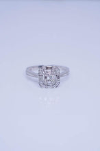 Load image into Gallery viewer, 18K White Gold Natural Diamond Ring, Stylish Rings, Gold Diamond Ring, Real Diamond Ring, Wedding Ring, Engagement Ring