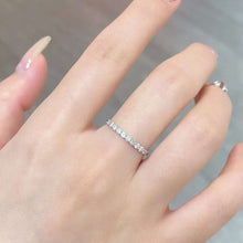 Load image into Gallery viewer, 18K White Gold Natural Diamond Ring, Diamond Stacking Rings, Gold Stackable Rings, Dainty Diamond Ring, Gold Diamond Ring, Real Diamond Ring, Wedding Ring, Engagement Ring