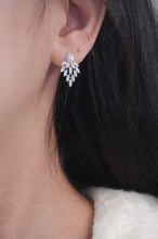 Load image into Gallery viewer, 18K White Gold Natural Diamond Earrings, Diamond Stud Earrings, Stylish Earrings, Real Diamond Earrings, Gold Diamond Earrings