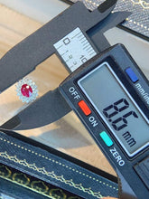 Load image into Gallery viewer, 18K White Gold Natural Ruby Diamond Earrings, Natural Ruby Earrings, Stylish Earrings, Ruby Stud Earrings, Stunning Earrings