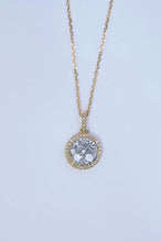Load image into Gallery viewer, 18K Gold Natural Diamond Pendant, Round Diamond Pendant, Real Diamond Pendant, Diamond Gift, Wedding Pendants