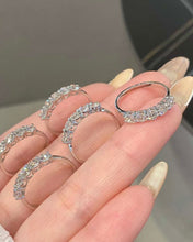 Load image into Gallery viewer, 18K White Gold Natural Diamond Ring, Diamond Stacking Rings, Gold Stackable Rings, Dainty Diamond Ring, Gold Diamond Ring, Real Diamond Ring, Wedding Ring, Engagement Ring