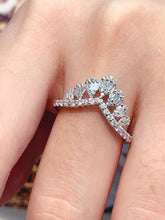 Load image into Gallery viewer, 18K White Gold Natural Diamond Ring, Stylish Rings, Gold Diamond Ring, Real Diamond Ring, Wedding Ring, Engagement Ring