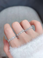 Load image into Gallery viewer, 18K White Gold Natural Diamond Ring, Diamond Stacking Rings, Gold Stackable Rings, Dainty Diamond Ring, Gold Diamond Ring, Real Diamond Ring, Wedding Ring, Engagement Ring