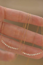 Load image into Gallery viewer, 18K Gold Natural Diamond Minimalist Necklace, Minimalist Diamond Necklace, Dainty Diamond Necklace, Real Diamond Necklace, Diamond Gift, Wedding Necklaces