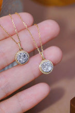 Load image into Gallery viewer, 18K Gold Natural Diamond Pendant, Round Diamond Pendant, Real Diamond Pendant, Diamond Gift, Wedding Pendants