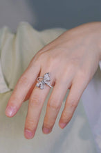 Load image into Gallery viewer, 18K White Gold Natural Diamond Ring, Bow Diamond Ring, Gold Ribbon Ring, Stylish Rings, Gold Diamond Ring, Real Diamond Ring, Bow Knot Ring, Wedding Ring