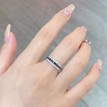 Load image into Gallery viewer, 18K White Gold Natural Diamond Ring, Diamond Stacking Rings, Gold Stackable Rings, Dainty Diamond Ring, Gold Diamond Ring, Real Diamond Ring, Wedding Ring, Engagement Ring