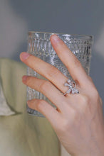 Load image into Gallery viewer, 18K White Gold Natural Diamond Ring, Bow Diamond Ring, Gold Ribbon Ring, Stylish Rings, Gold Diamond Ring, Real Diamond Ring, Bow Knot Ring, Wedding Ring