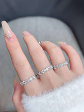 Load image into Gallery viewer, 18K White Gold Natural Diamond Ring, Diamond Stacking Rings, Gold Stackable Rings, Dainty Diamond Ring, Gold Diamond Ring, Real Diamond Ring, Wedding Ring, Engagement Ring