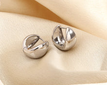 Load image into Gallery viewer, Pure 18K Water Drop Gold Earrings, Simple and Stylish Earrings, U Shape Earrings, Gold Hoop Earrings, Minimalist Earrings Gold