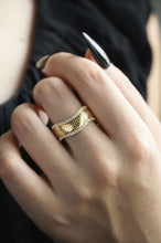 Load image into Gallery viewer, 18K Yellow Gold Natural Diamond Ring, Snake Bone Ring, Stylish Rings, Gold Diamond Ring, Real Diamond Ring, Wedding Ring, Engagement Ring, Statement Rings Gold