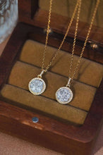 Load image into Gallery viewer, 18K Gold Natural Diamond Pendant, Round Diamond Pendant, Real Diamond Pendant, Diamond Gift, Wedding Pendants