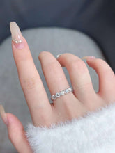 Load image into Gallery viewer, 18K White Gold Natural Diamond Ring, Diamond Stacking Rings, Gold Stackable Rings, Dainty Diamond Ring, Gold Diamond Ring, Real Diamond Ring, Wedding Ring, Engagement Ring