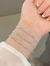 Load image into Gallery viewer, 18K White Gold Natural Diamond Bracelet, Stylish Bracelet, Gold Diamond Bracelet, Real Diamond Bracelet, Wedding Bracelets, Engagement Bracelet, Luxury Bracelet