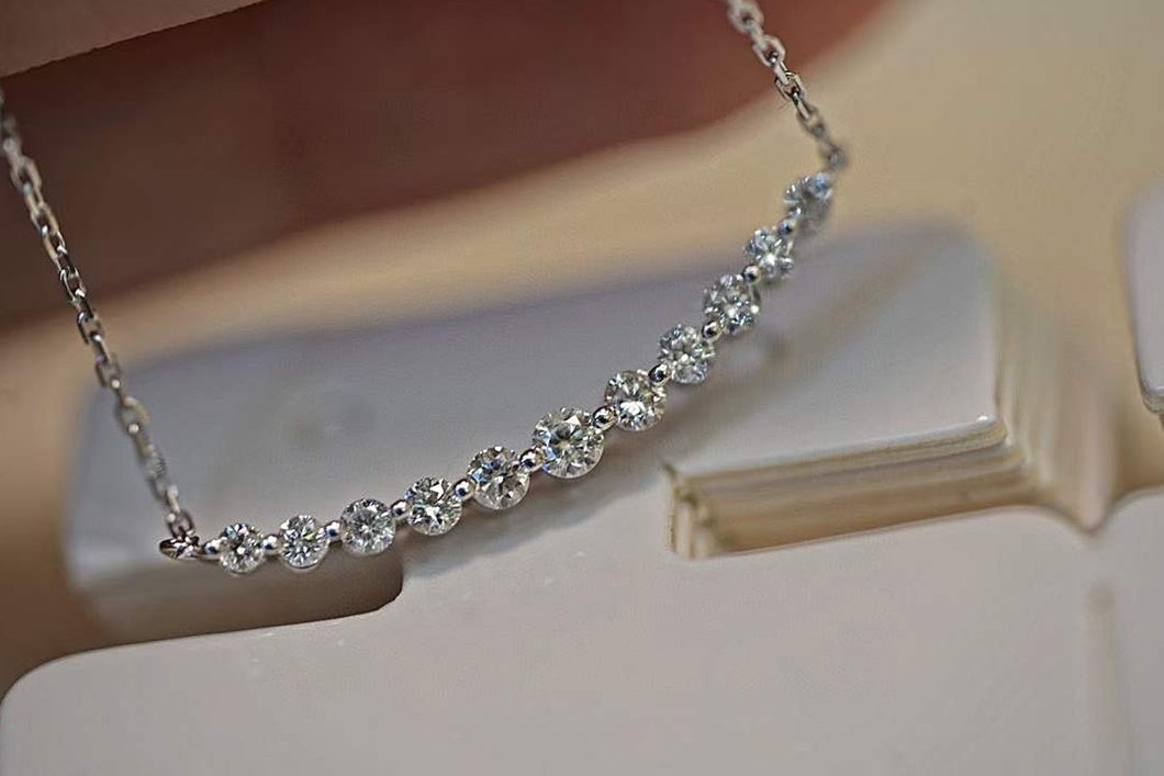 18K Gold Natural Diamond Minimalist Necklace, Minimalist Diamond Necklace, Dainty Diamond Necklace, Real Diamond Necklace, Diamond Gift, Wedding Necklaces