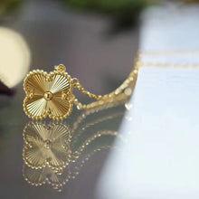 Load image into Gallery viewer, 18K Yellow Gold Pendant Necklace, Engraved Gold Charm, Luxury Fine Jewelry Gift for Her
