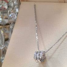 Load image into Gallery viewer, Serpenti Viper Diamond Necklace in Rose &amp; White Gold, Luxury Snake Jewelry, Fine Gift for Her
